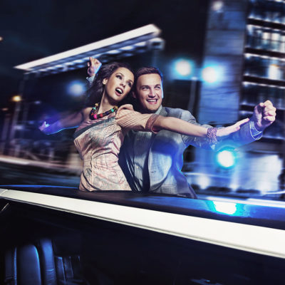 Hummer Limo White City Captain Transportation Wedding Limousine Ride