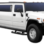 Hummer Limo White City Captain Transportation Wedding Quinceanera