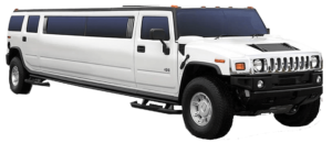 Hummer Limo White City Captain Transportation Wedding Quinceanera