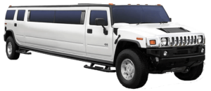 Hummer Limo White City Captain Transportation Wedding Quinceanera