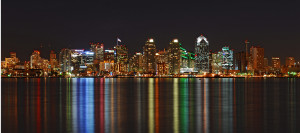 san diego at night